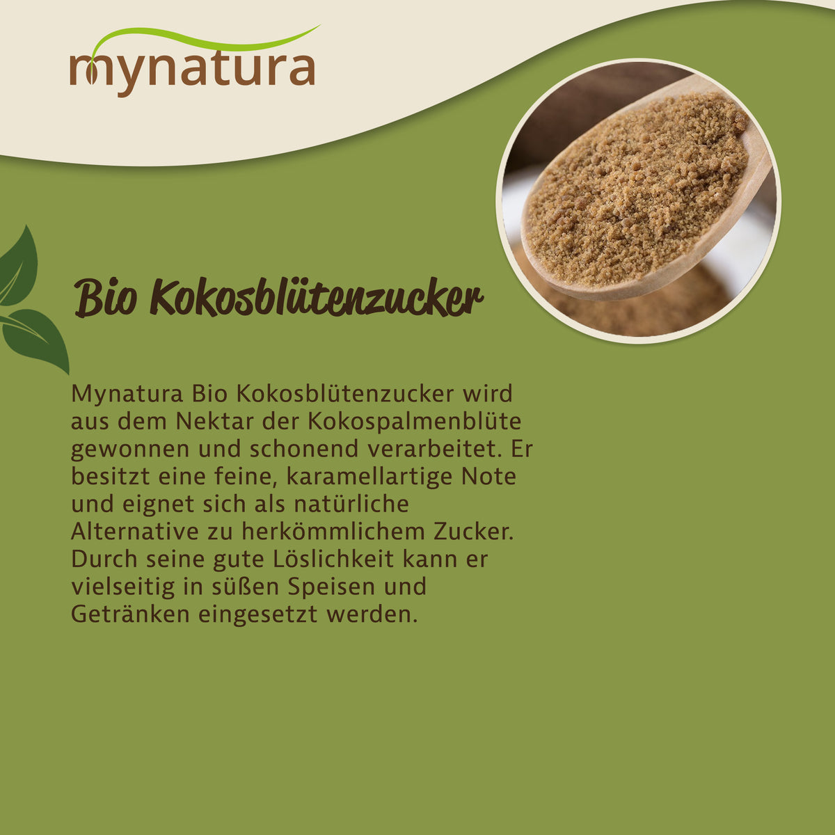 Mynatura Bio Kokosblütenzucker - 1kg — Abbildung 3