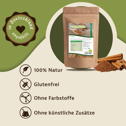 Mynatura Bio Ceylon Zimt Pulver – 300g — Abbildung 2