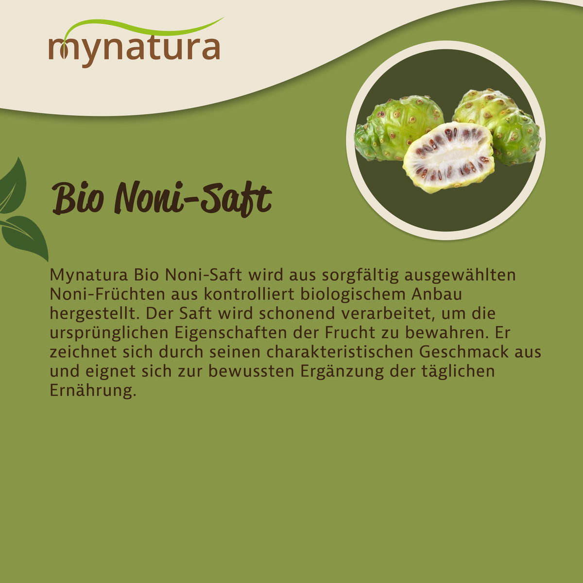 Mynatura Bio Nonisaft - (1 Liter) — Abbildung 3