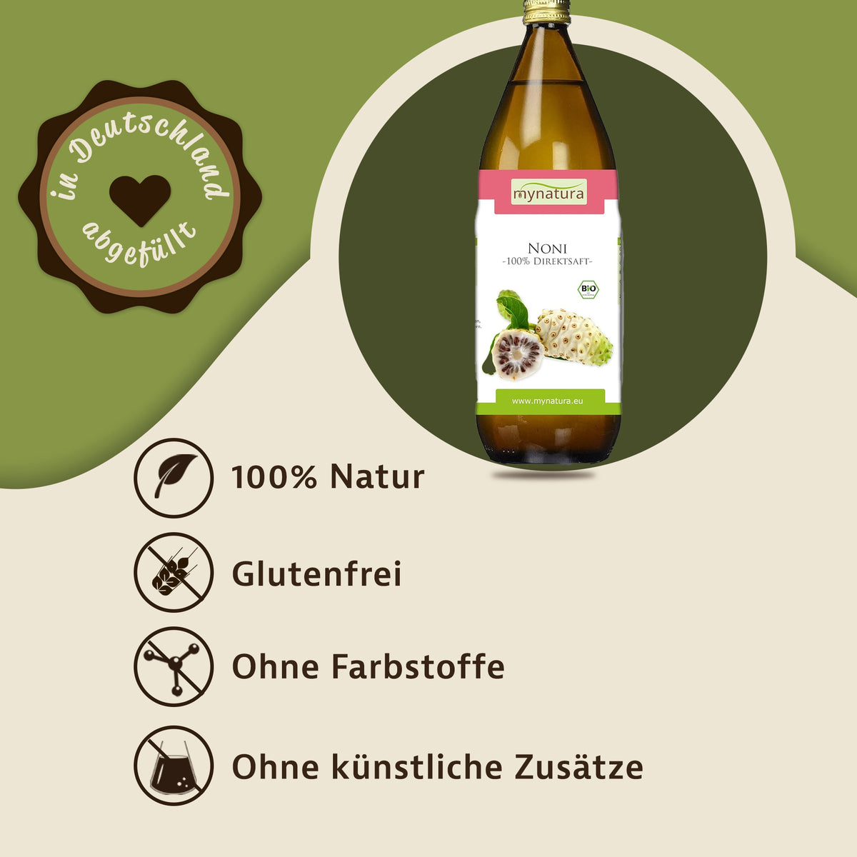 Mynatura Bio Nonisaft - (1 Liter) — Abbildung 2