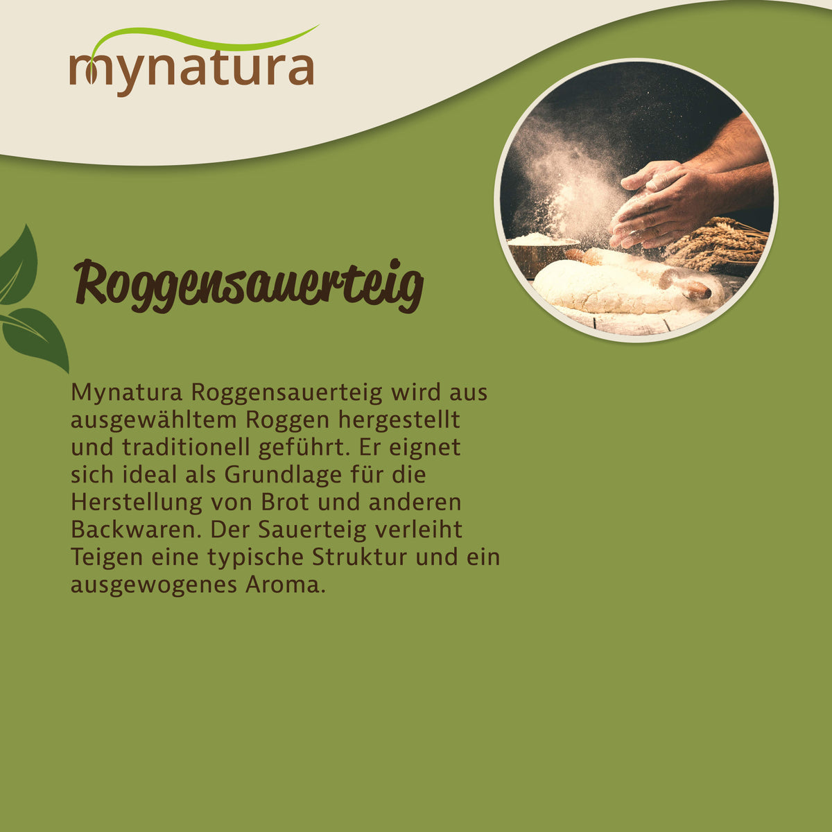 Mynatura Roggensauerteigpulver - (1000g) — Abbildung 3
