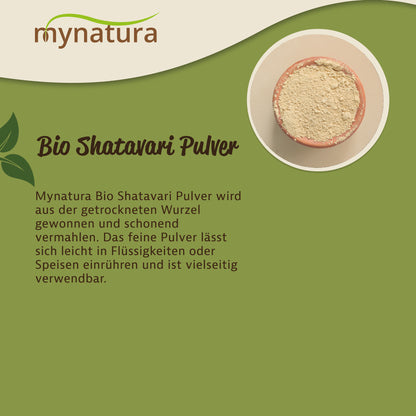 Mynatura Bio Shatavari Pulver – (250g) — Abbildung 3