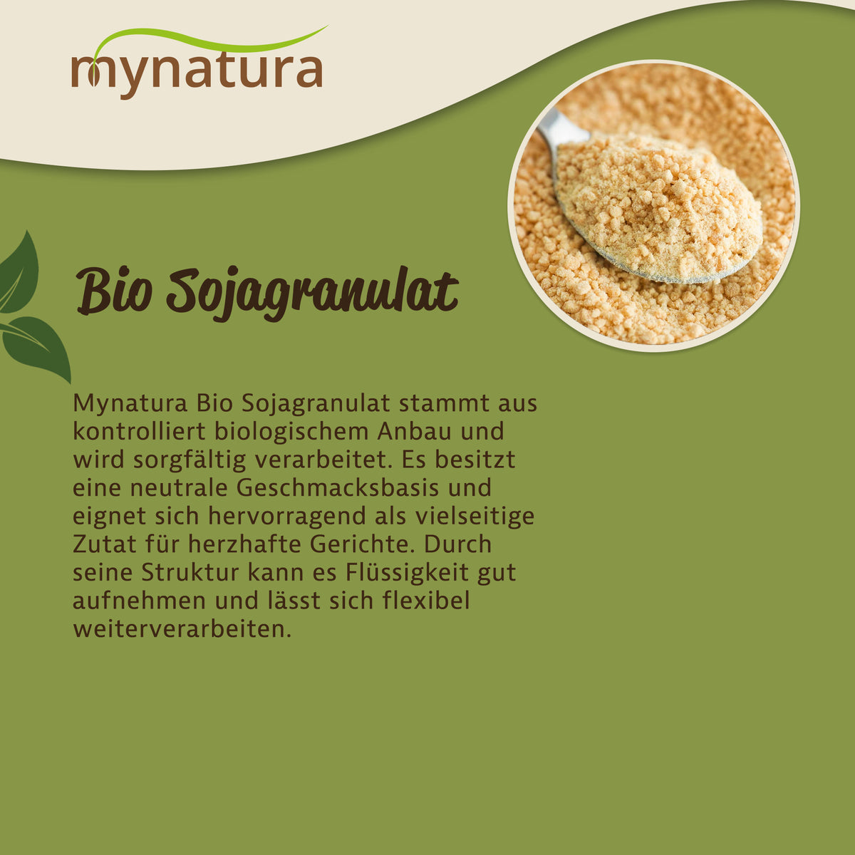 Mynatura Bio Sojagranulat - (1000g) — Abbildung 3