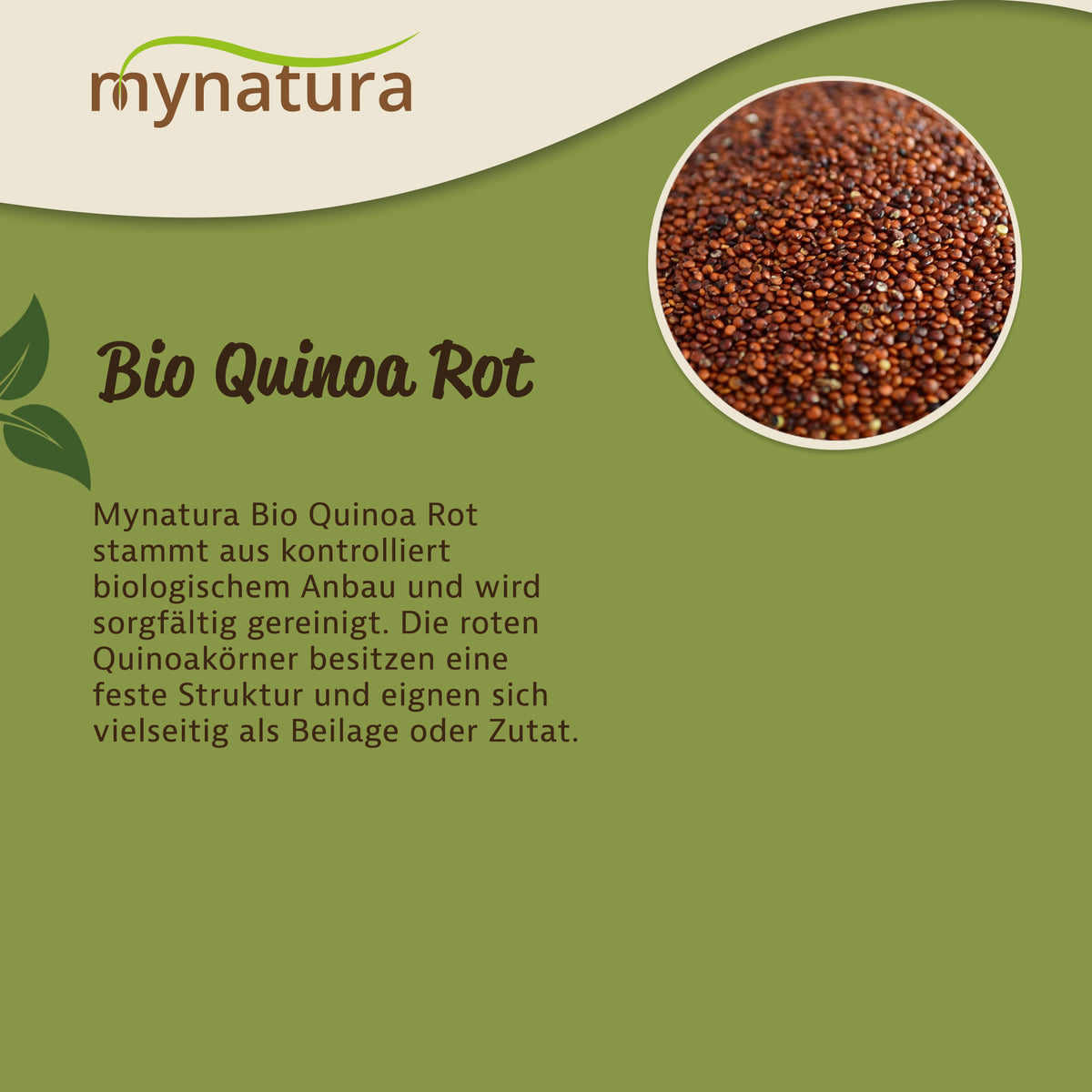 Mynatura Rotes Bio Quinoa 2kg — Abbildung 3