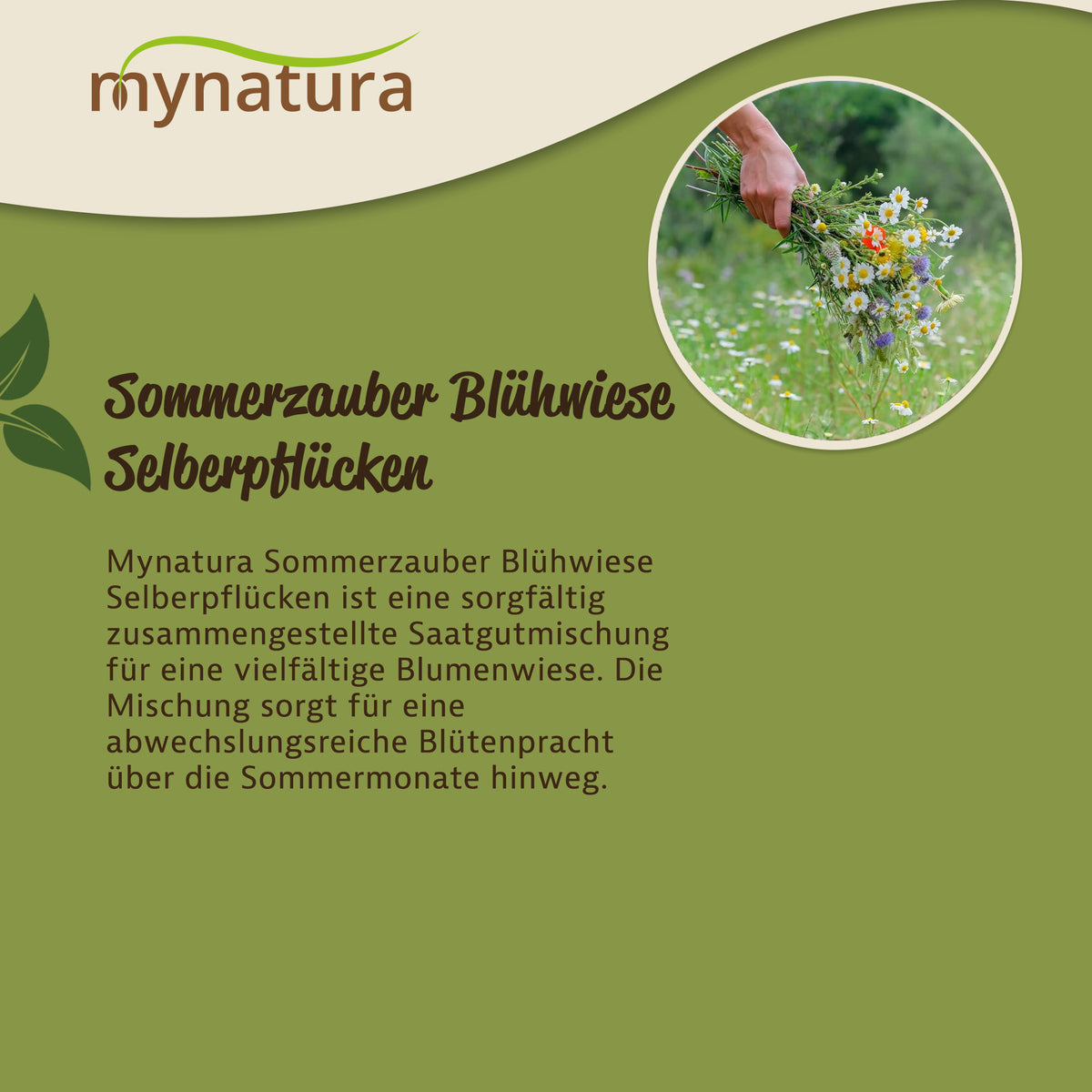 Mynatura Sommerzauber Blühwiese Selberpflücken und Verschenken (30g) — Abbildung 3