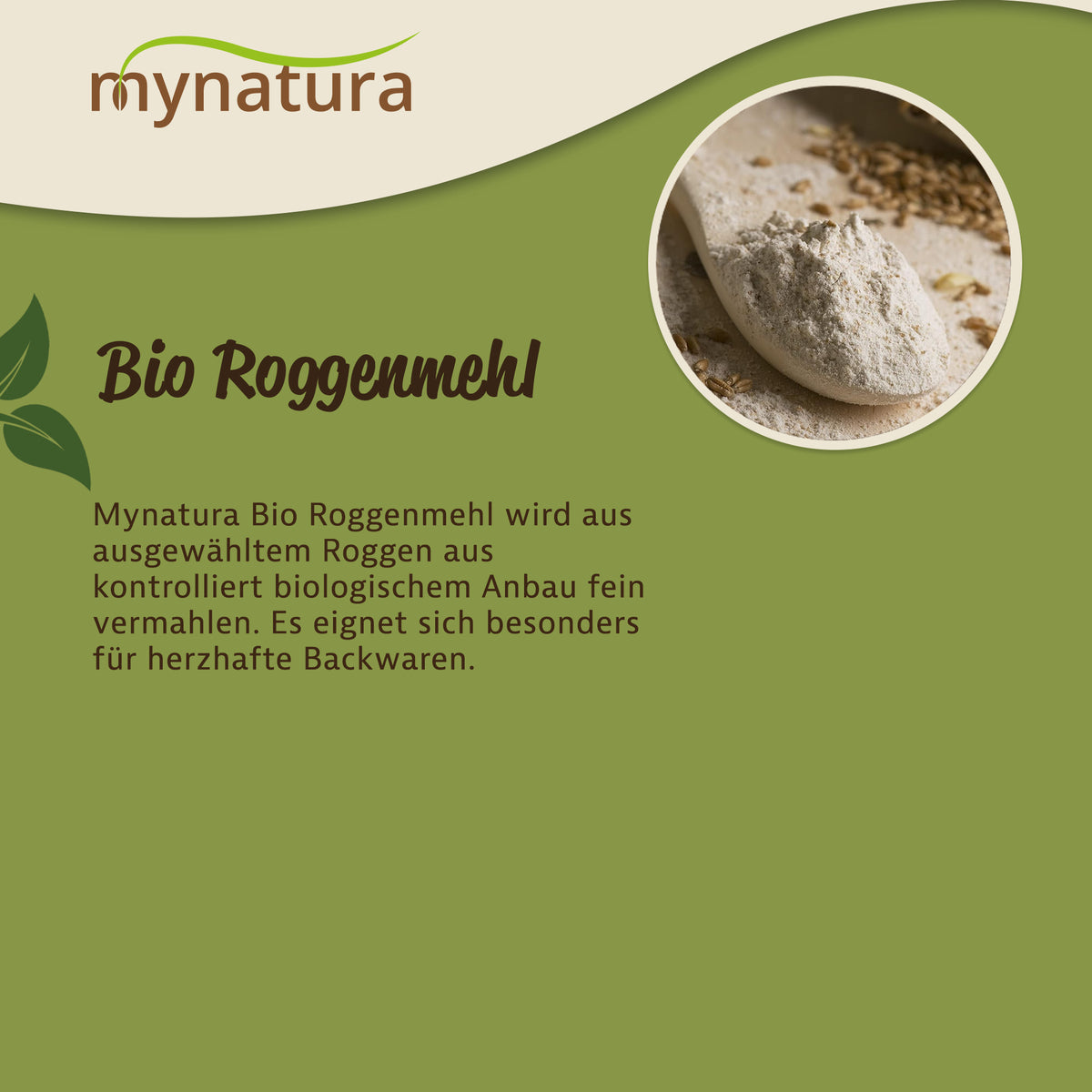 Mynatura Bio Roggenmehl - (1000g) — Abbildung 3