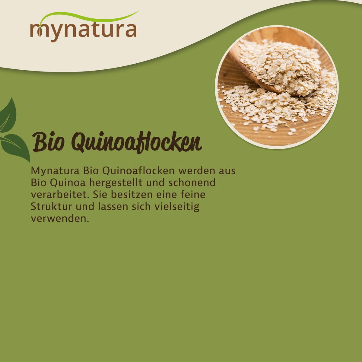 Mynatura Bio Quinoaflocken - in verschiedenen Größen — Abbildung 3