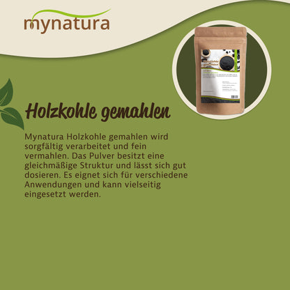 Mynatura Holzkohle gemahlen – vielseitiges Naturprodukt – in verschiedenen Größen — Abbildung 3