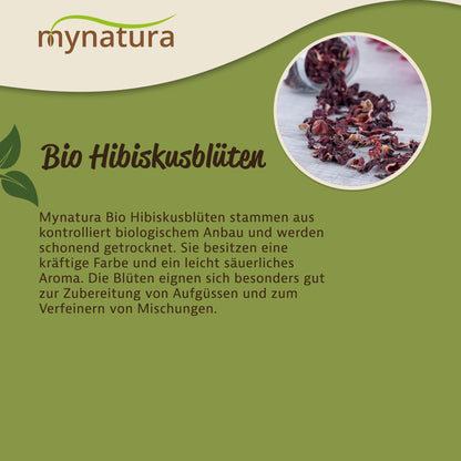 Mynatura Bio Hibiskusblüten getrocknet ganz - 500g — Abbildung 3