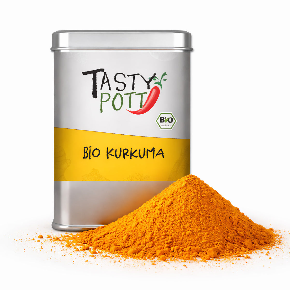 Tasty Pott Bio Kurkuma gemahlen - 100g Dose