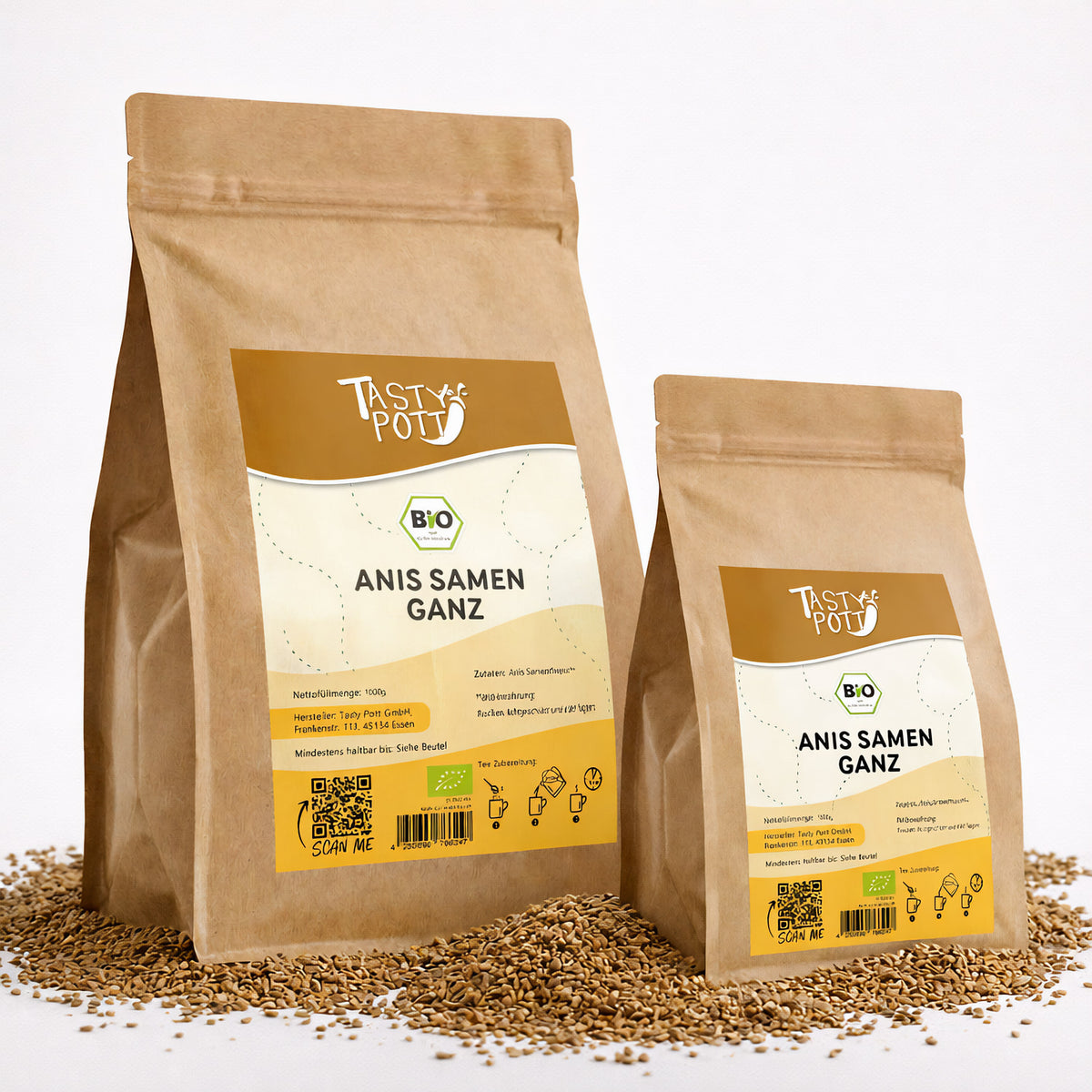 Tasty Pott Bio Anis Samen ganz - im Beutel