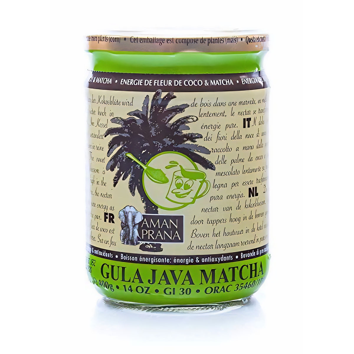 Aman Prana Bio Gula Java Matcha, 400 g