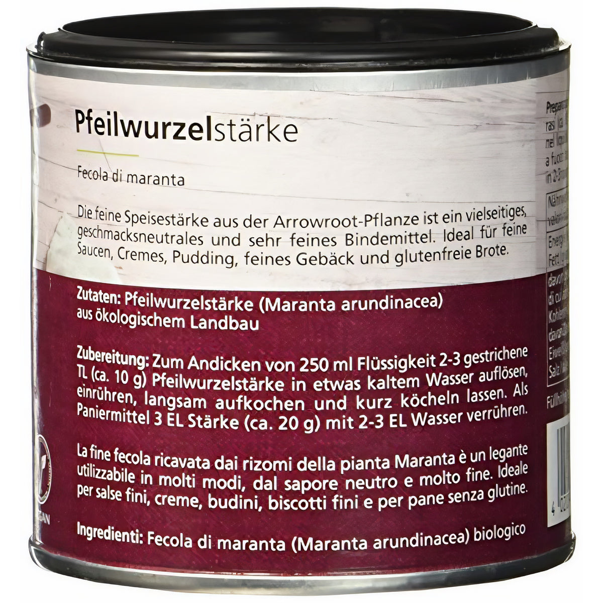 Arche Pfeilwurzelstärke — Abbildung 2