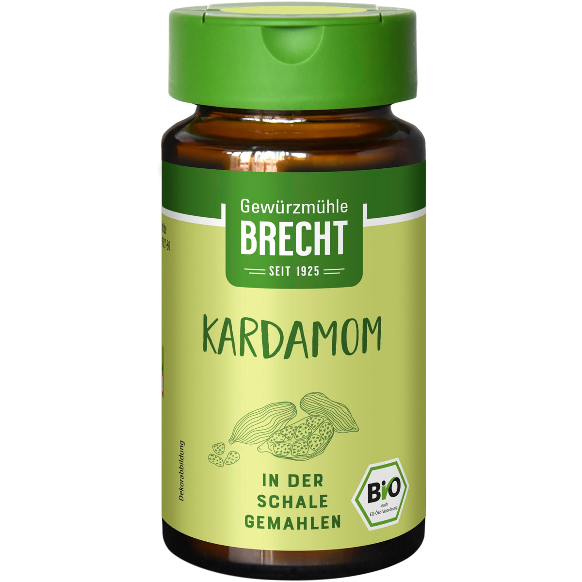Brecht Kardamom gemahlen - Glas 30g — Abbildung 2