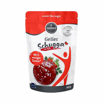 BORCHERS Gelier Schugga mit Xylit, Alternative zu Gelierzucker, auf Grundlage von Xylit, 1:1 wie Zucker, kalorienreduziert, zuckerarm, Zuckerersatz, Süßungsmittel (300g Pack))