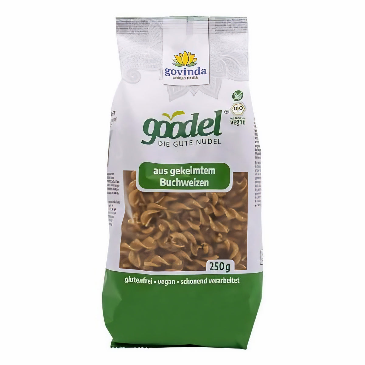 Govinda Gekeimte Nudeln, Buchweizen Fusilli, 250g