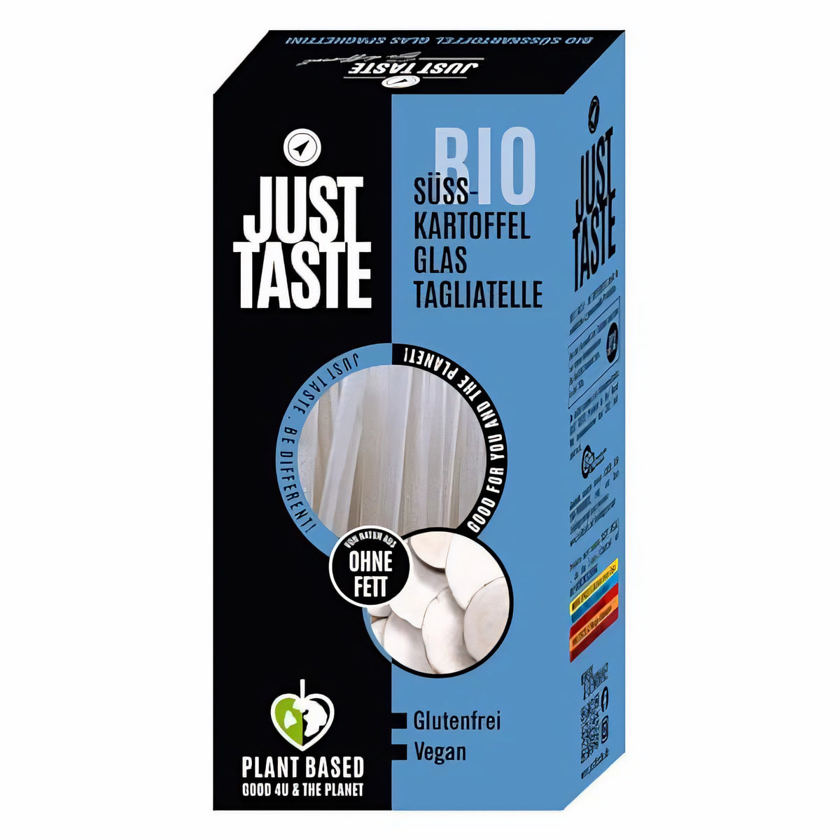 JUST TASTE - Die Famosen BIO Süßkartoffel Pasta Sorten - 6er Pack á 250g (2x Kurkuma Süßkartoffel, 2x Lila Süßkartoffel, 2 Weisse Süßkartoffel) — Abbildung 6