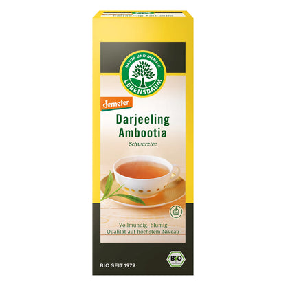 LEBENSBAUM Darjeeling Schwarztee, demeter, 20x 2 g, 40 g — Abbildung 2