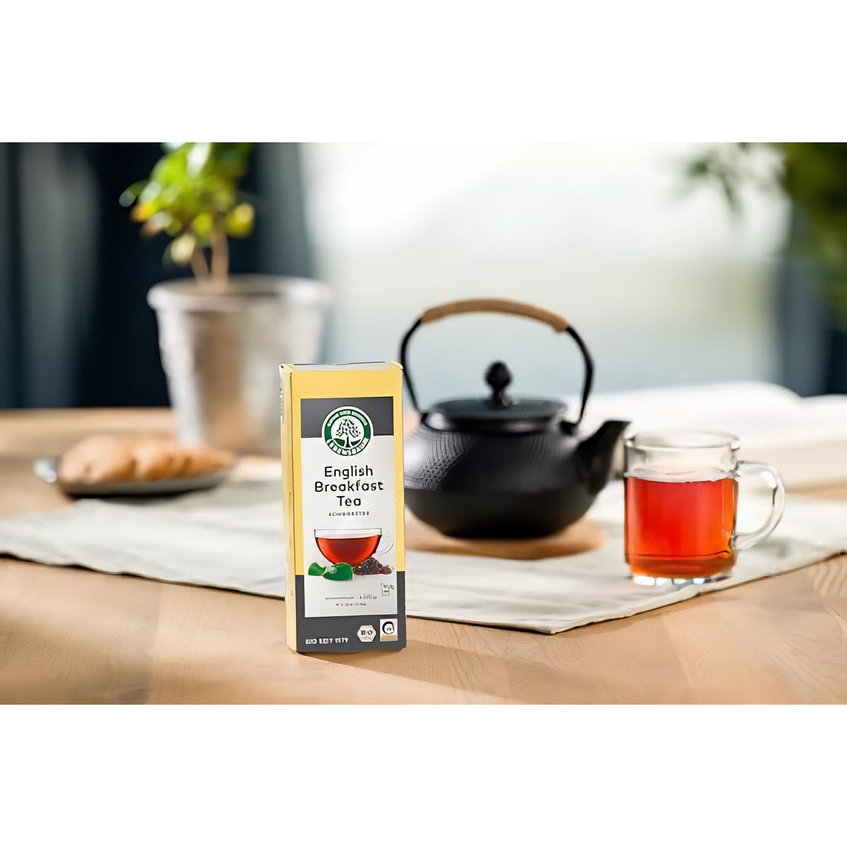 LEBENSBAUM English Breakfast, Bio-Schwarztee mit aromatisch-kräftigem Geschmack, 20 Teebeutel à 2 g, 40 g — Abbildung 3