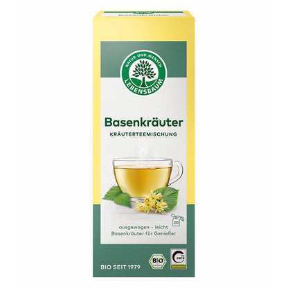 Lebensbaum Wiesenkräuter, Bio Kräutertee-Mischung, Bio-Tee, Sommer-Tee mit Geschmack von Apfel-Minze, Kamille & Holunderblüte, 20 Teebeutel, 35 g — Abbildung 6
