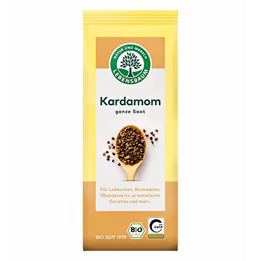 LEBENSBAUM Kardamom, ganze Saat, Bio-Gewürz für Lebkuchen 50 g