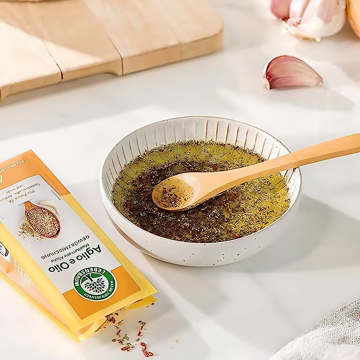 LEBENSBAUM BIO  Aglio e Olio Mediterrane Küche 40g — Abbildung 5