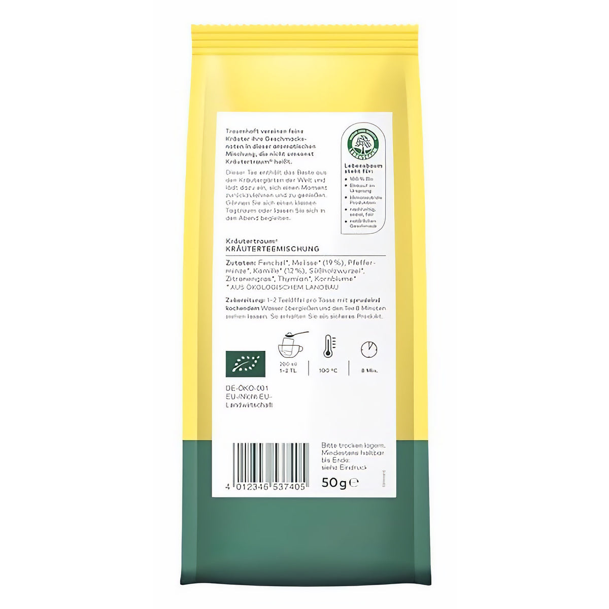Lebensbaum Bio Kräutertraum loser Tee  Beutel 50g — Abbildung 2