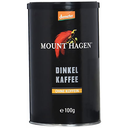 Mount Hagen Demeter Dinkelkaffee, OHNE Koffein, löslich, 100g,