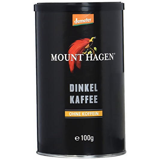Mount Hagen Demeter Dinkelkaffee, OHNE Koffein, löslich, 100g,