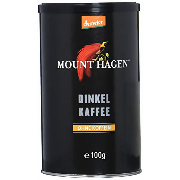 Mount Hagen Demeter Dinkelkaffee, OHNE Koffein, löslich, 100g,