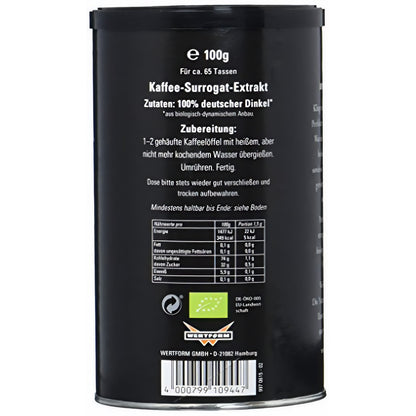 Mount Hagen Demeter Dinkelkaffee, OHNE Koffein, löslich, 100g, — Abbildung 2