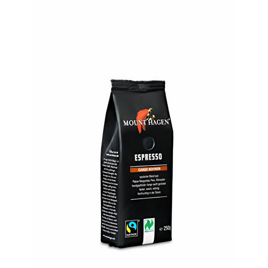 Mount Hagen bio & fair Espresso ganze Bohne, 250g