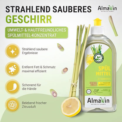 AlmaWin Spülmittel Zitronengras — Abbildung 2