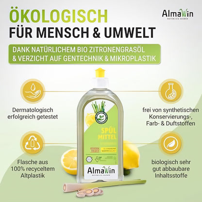 AlmaWin Spülmittel Zitronengras — Abbildung 4