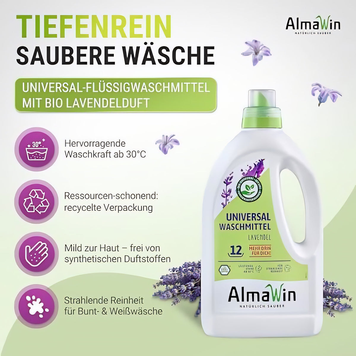 AlmaWin Universal Waschmittel - Flüssig — Abbildung 4