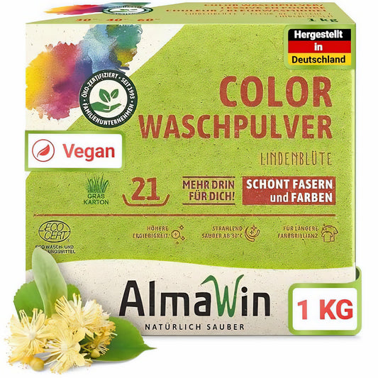 AlmaWin Color Waschpulver Lindenblüten