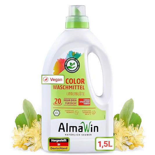 AlmaWin Color Waschmittel Flüssig - mit Lindenblüten