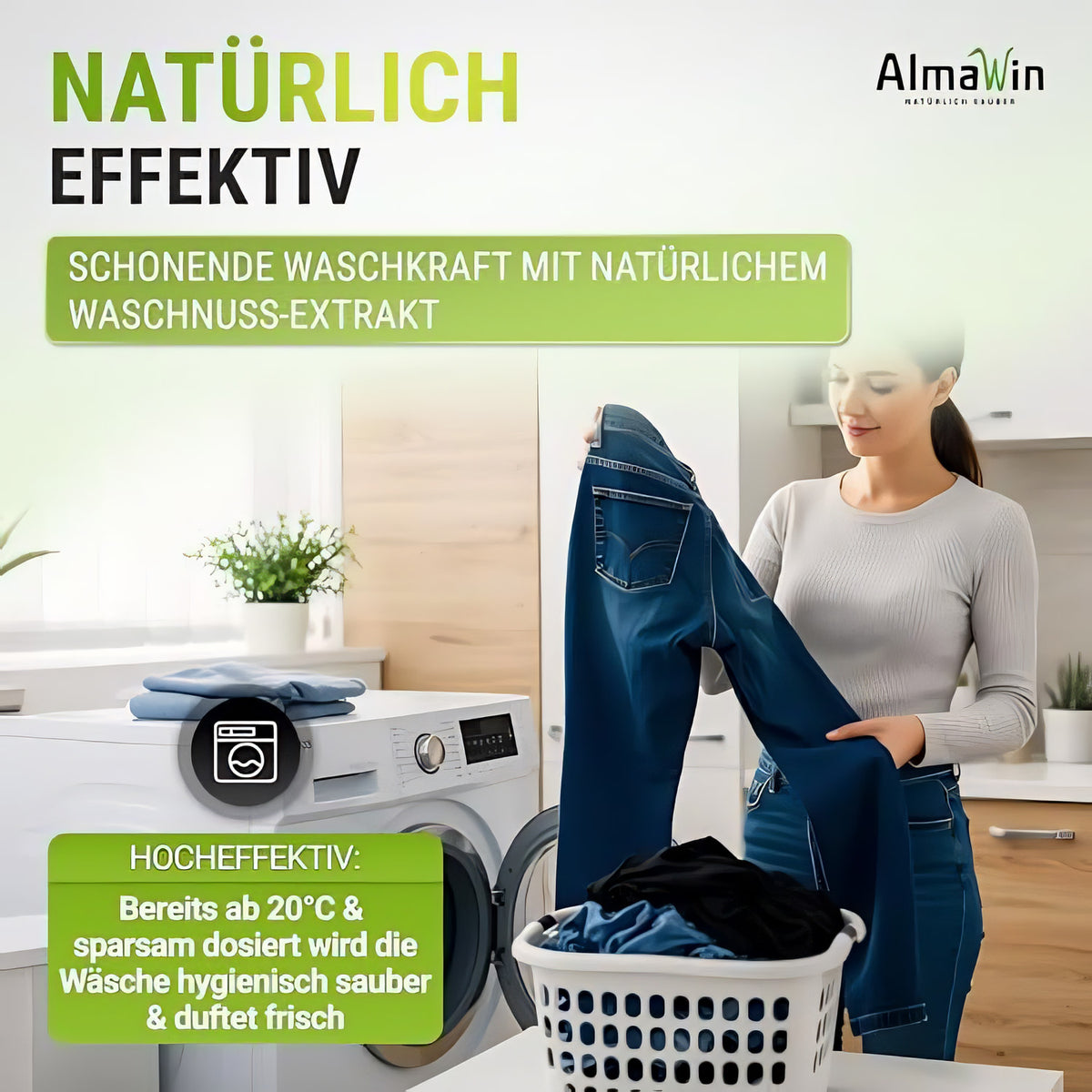 AlmaWin Waschmittel Schwarze Wäsche — Abbildung 5