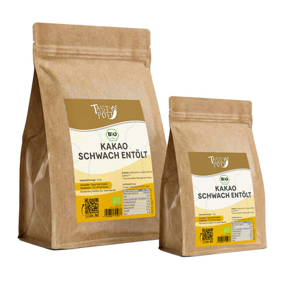 Tasty Pott Bio Kakao schwach entölt - 1kg Beutel — Abbildung 9