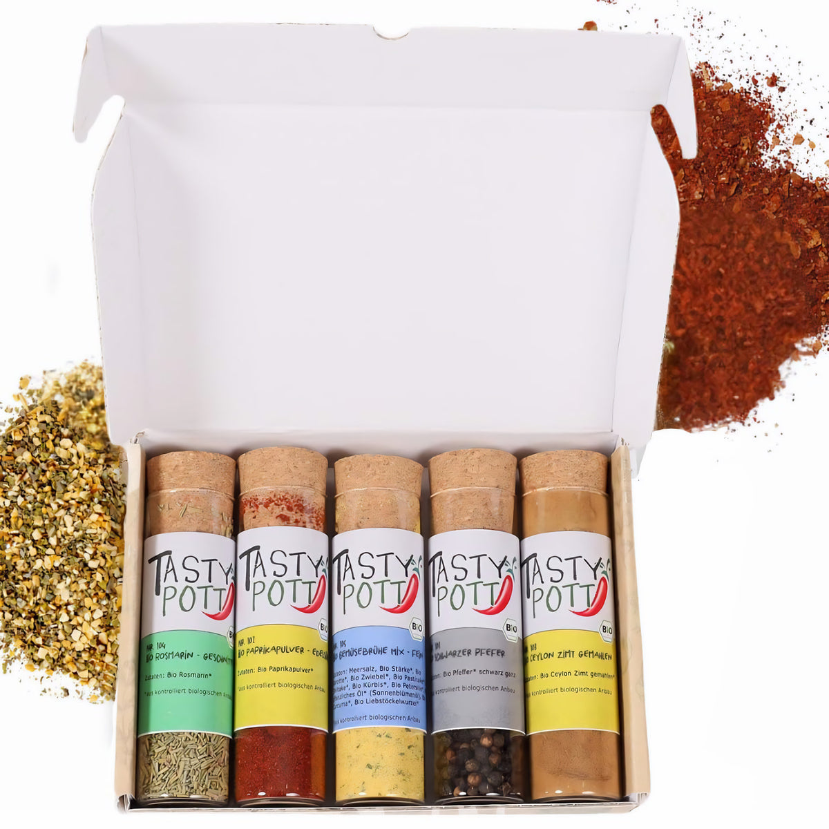 Tasty Pott Dank Box "Vielen Dank" - Jeweils 5 Gewürze wählbar + Karte — Abbildung 3