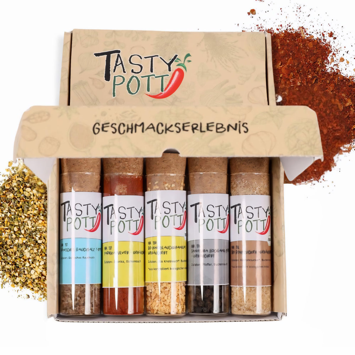 Tasty Pott Dank Box "Alles Gute" - Jeweils 5 Gewürze wählbar + Karte — Abbildung 9