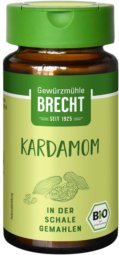 Brecht Kardamom gemahlen - Glas 30g