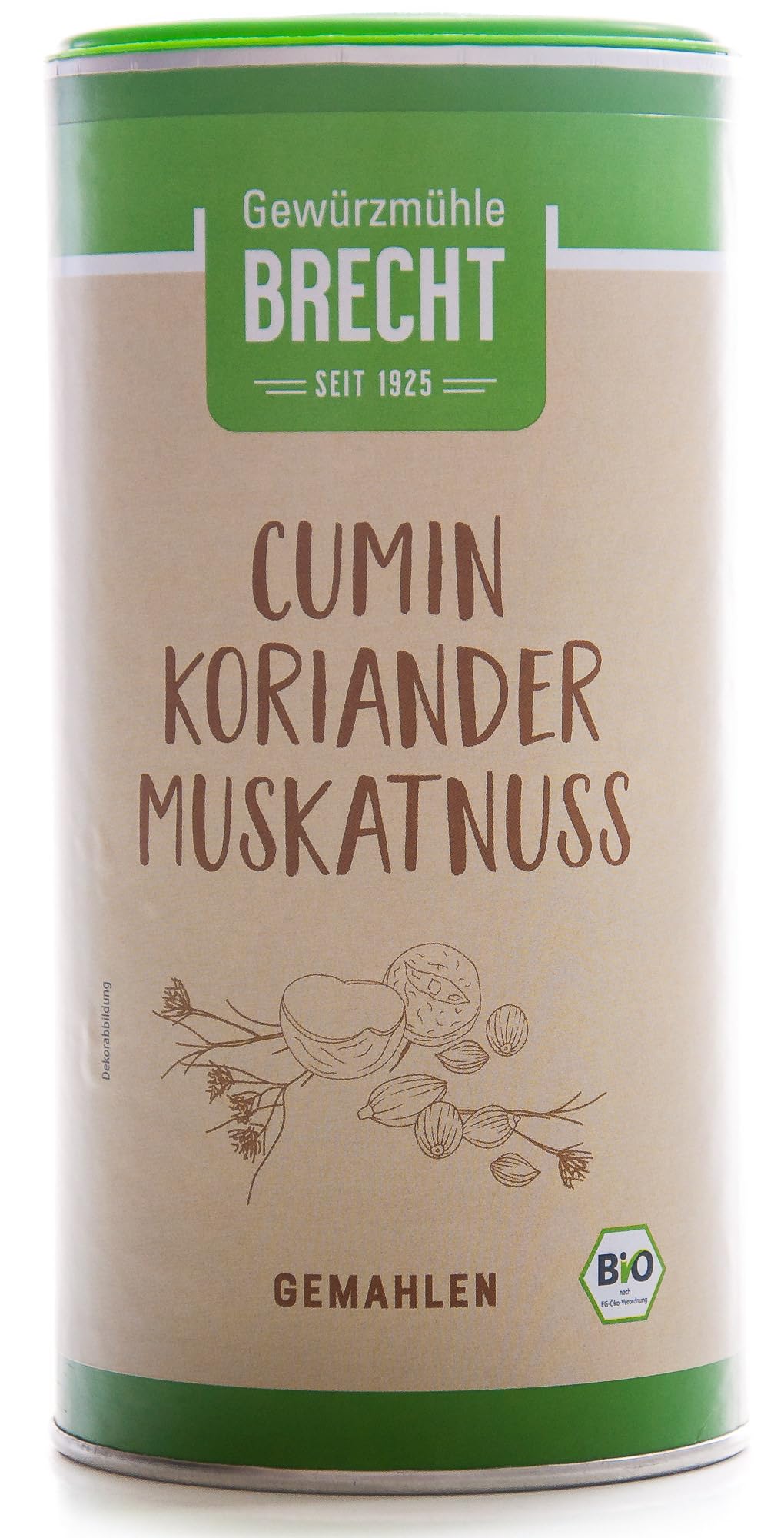 Brecht Cumin Koriander Muskatnuss - 220g Dose