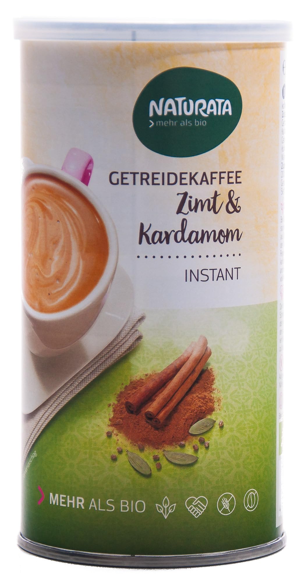Naturata Bio Getreidekaffee Zimt & Kardamom instant Dose 125 g