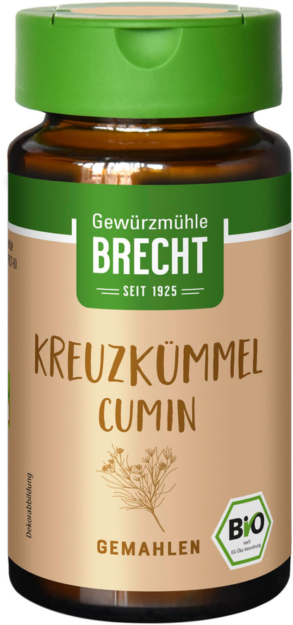 Brecht Cumin gemahlen, für die indische und orientalische Küche, Bio, 35g