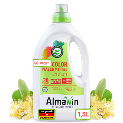AlmaWin Color Waschmittel Flüssig - mit Lindenblüten