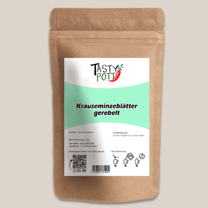 Tasty Pott Krauseminzblätter gerebelt – im Beutel