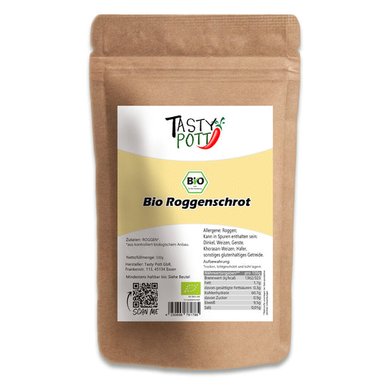 Tasty Pott Bio Roggenschrot - im Beutel