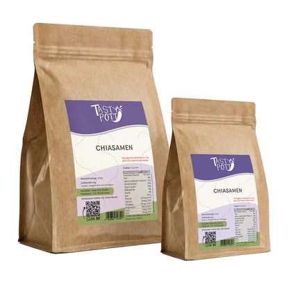 Tasty Pott Chiasamen - Superfood im Beutel - im Beutel