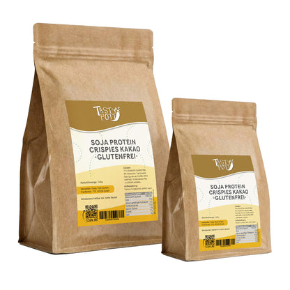 Tasty Pott Protein Soja Kakao Crispies - im Beutel